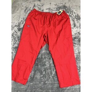 Mens Cherokee Workwear Originals Red Elastic Waist Pants Size 3XL